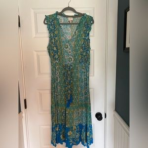 Knox Rose sleeveless boho midi summer dress